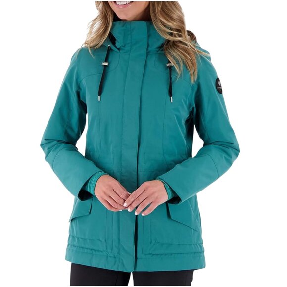 Obermeyer Liberta Insulated Jacket ski snowboard size 10 M aquarius blue womens - Picture 1 of 10